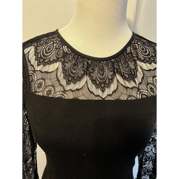 Tory Burch knit dress size extra small Black Classic Lace Fitted - Picture 2 of 8